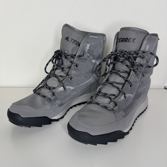 adidas Shoes - Adidas Terrex High-Top Boots Choleah in Gray and Black